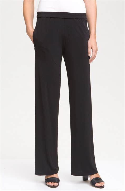 michael kors pull on black pants|Michael Kors side pocket pants.